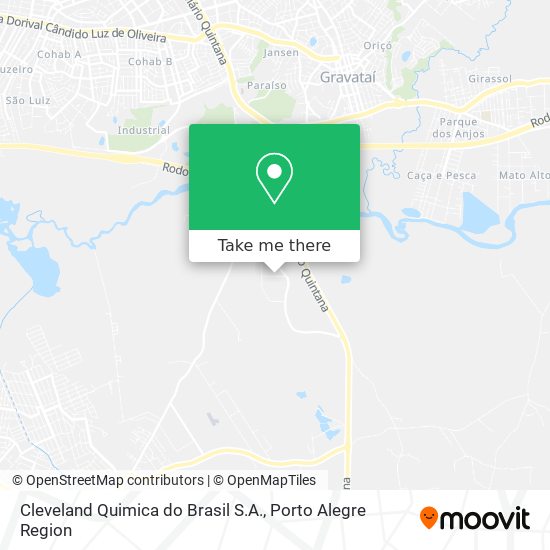 Cleveland Quimica do Brasil S.A. map