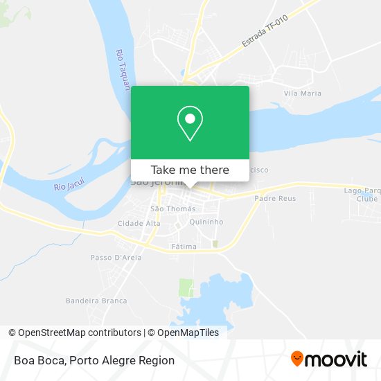 Boa Boca map