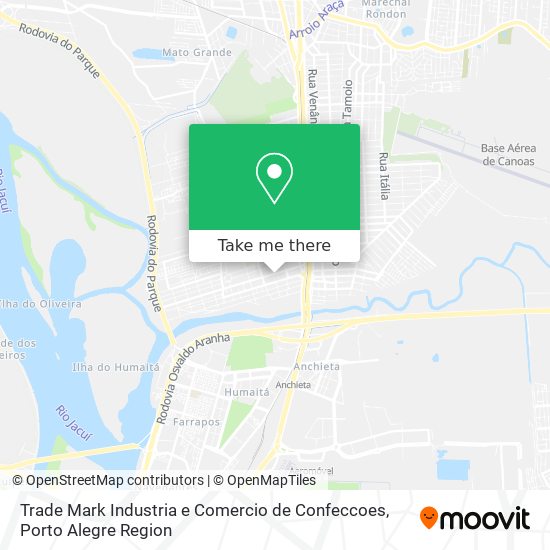 Trade Mark Industria e Comercio de Confeccoes map