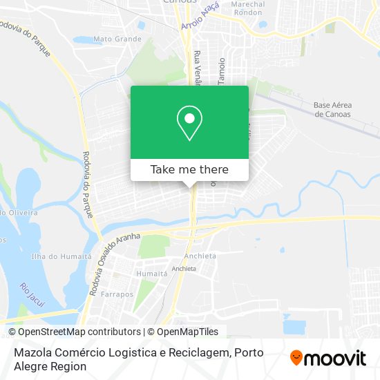 Mazola Comércio Logistica e Reciclagem map