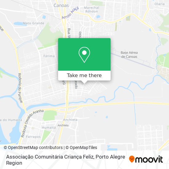Associação Comunitária Criança Feliz map