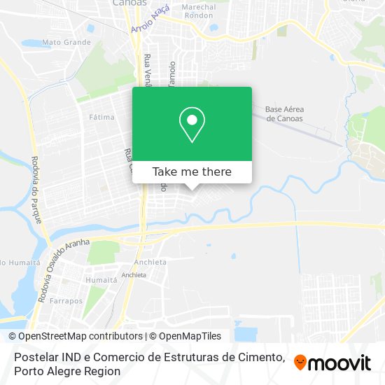 Mapa Postelar IND e Comercio de Estruturas de Cimento