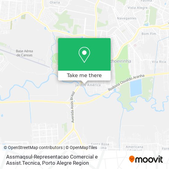 Assmaqsul-Representacao Comercial e Assist.Tecnica map