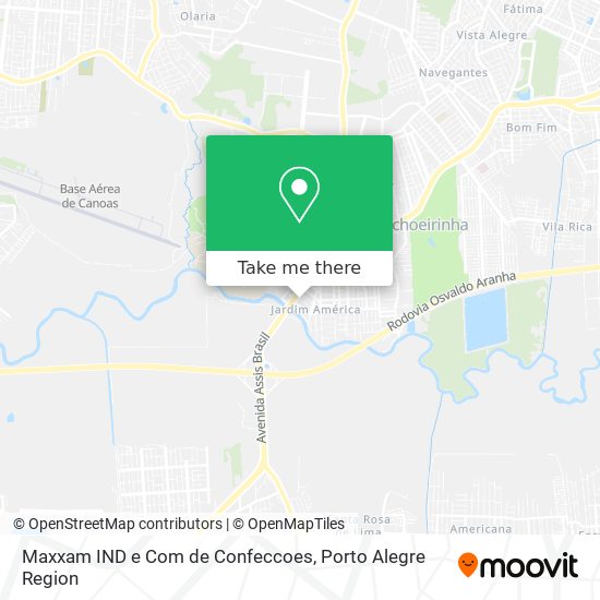 Maxxam IND e Com de Confeccoes map