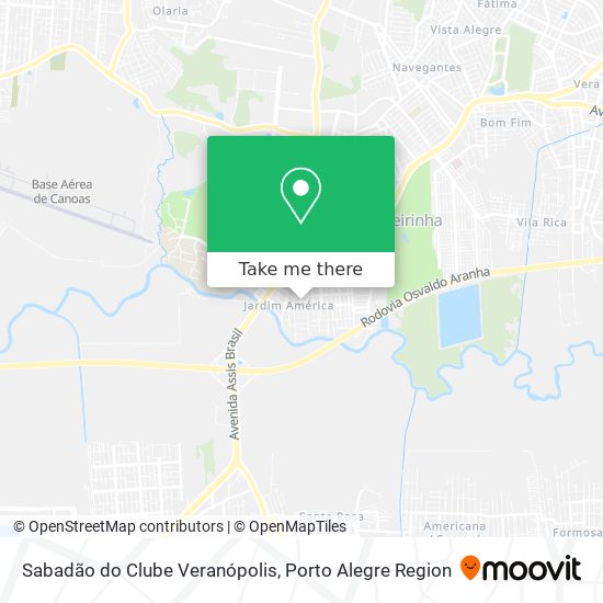 Sabadão do Clube Veranópolis map