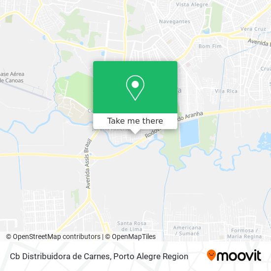 Cb Distribuidora de Carnes map