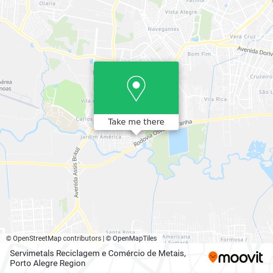 Servimetals Reciclagem e Comércio de Metais map
