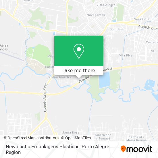Newplastic Embalagens Plasticas map