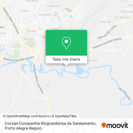 Corsan-Companhia Riograndense de Saneamento map