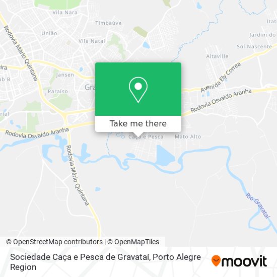 Sociedade Caça e Pesca de Gravataí map