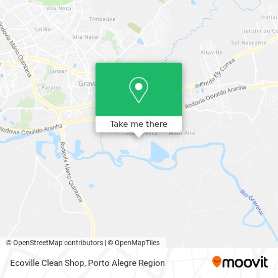 Mapa Ecoville Clean Shop