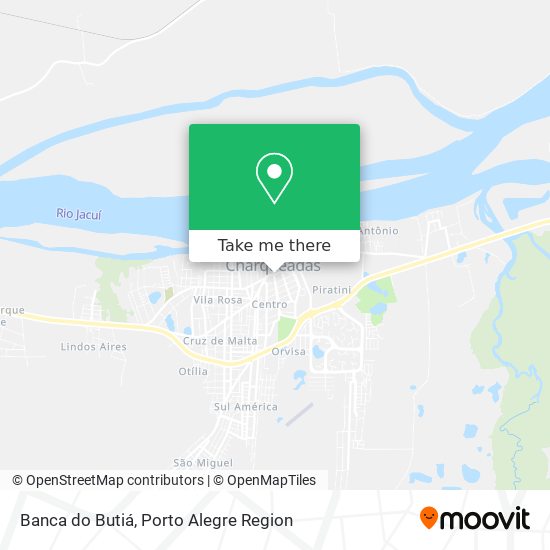 Banca do Butiá map