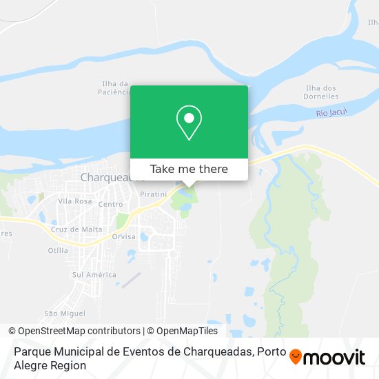 Parque Municipal de Eventos de Charqueadas map