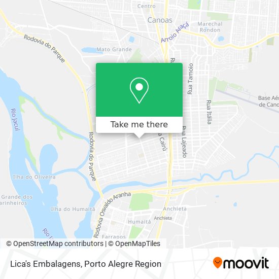 Lica's Embalagens map