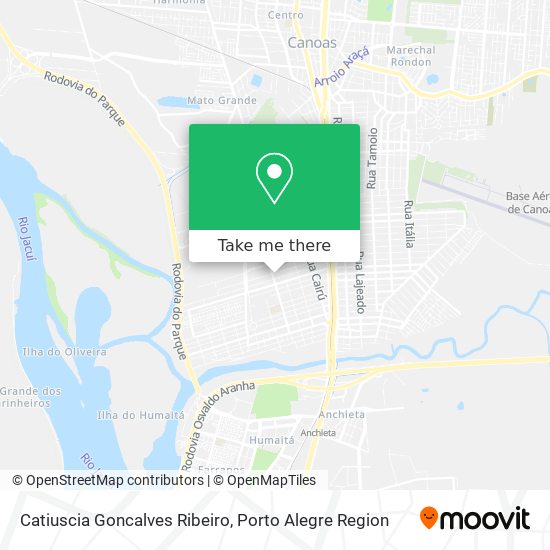 Catiuscia Goncalves Ribeiro map
