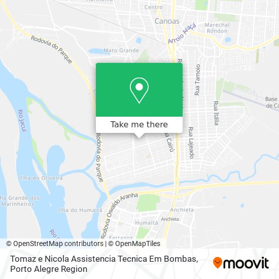 Tomaz e Nicola Assistencia Tecnica Em Bombas map