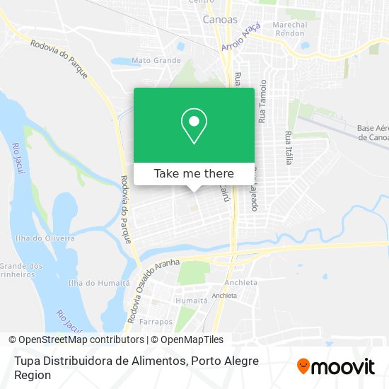 Tupa Distribuidora de Alimentos map