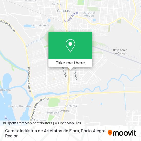Gemax Indústria de Artefatos de Fibra map