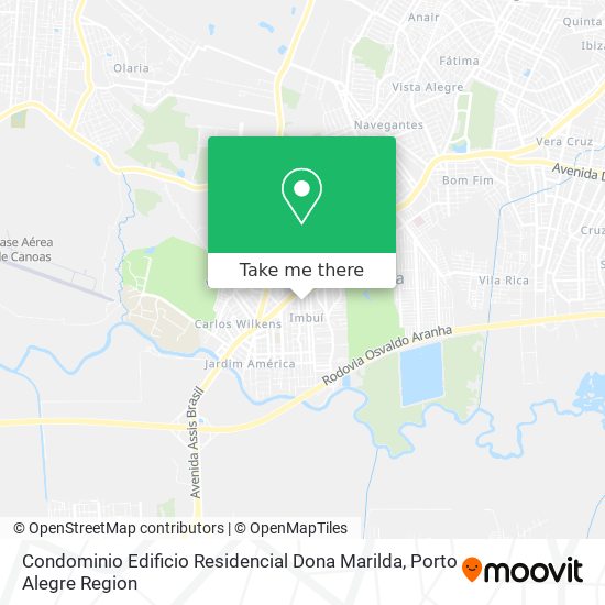 Mapa Condominio Edificio Residencial Dona Marilda