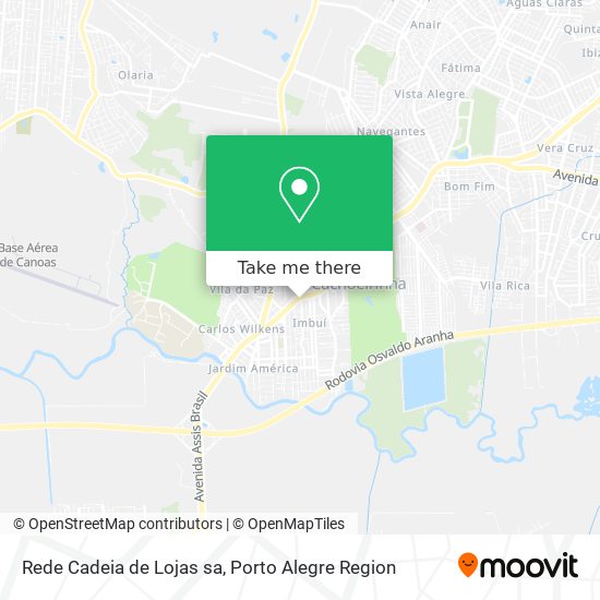 Rede Cadeia de Lojas sa map