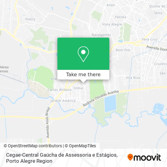 Cegae-Central Gaúcha de Assessoria e Estágios map