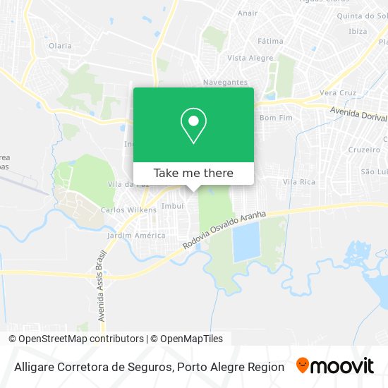 Alligare Corretora de Seguros map
