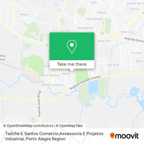 Mapa Tadche E Santos Comercio,Assessoria E Projetos Industriai