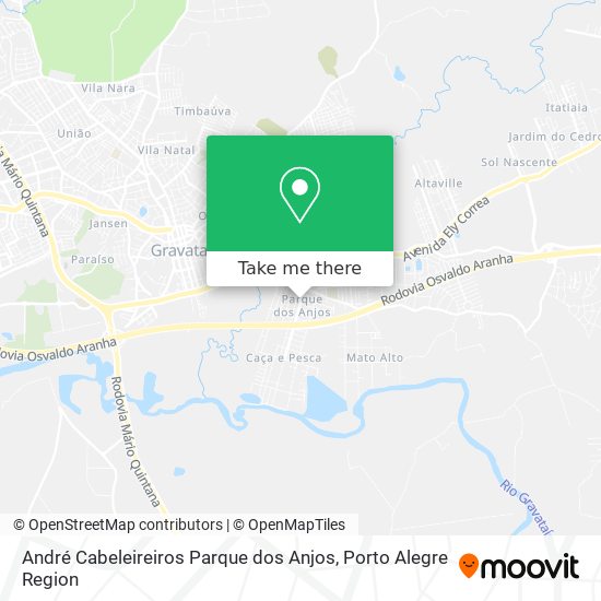 André Cabeleireiros Parque dos Anjos map