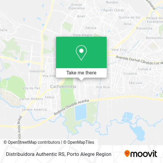 Distribuidora Authentic RS map