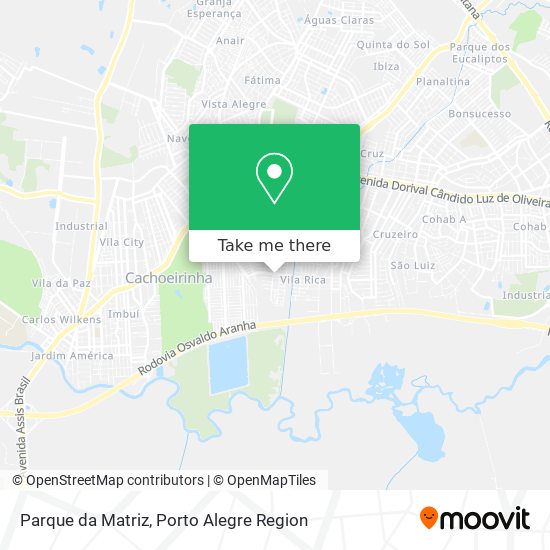 Mapa Parque da Matriz