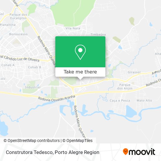 Construtora Tedesco map