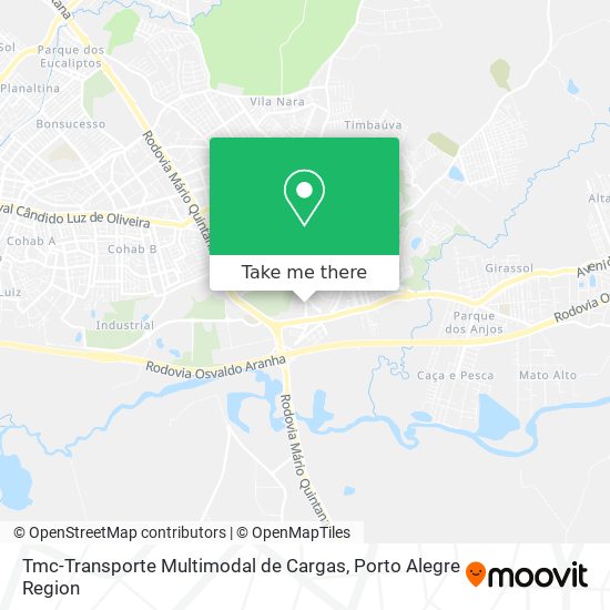 Mapa Tmc-Transporte Multimodal de Cargas