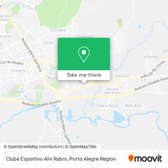 Clube Esportivo Alvi Rubro map