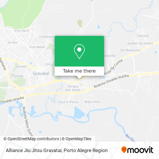 Alliance Jiu Jitsu Gravataí map