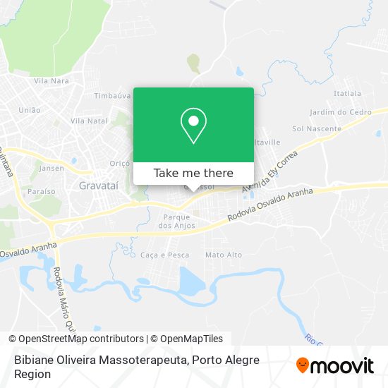 Bibiane Oliveira Massoterapeuta map