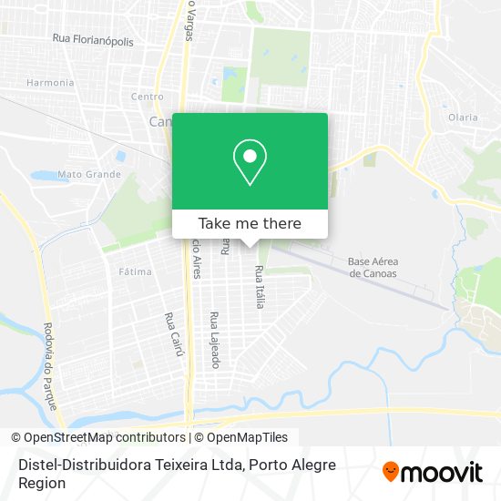 Distel-Distribuidora Teixeira Ltda map