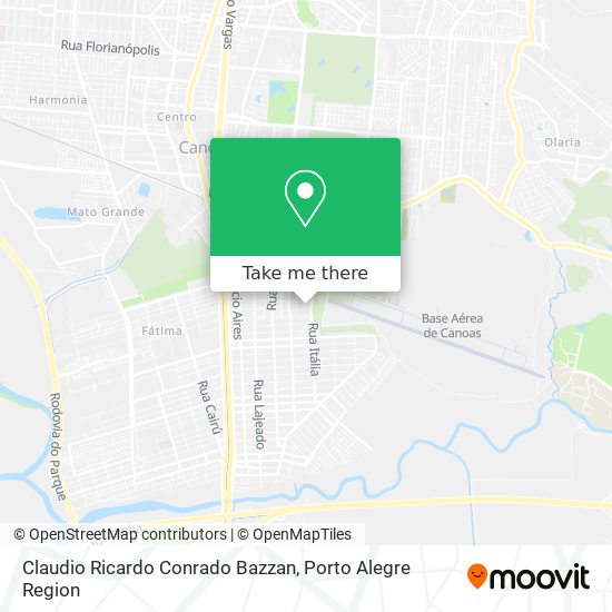 Claudio Ricardo Conrado Bazzan map