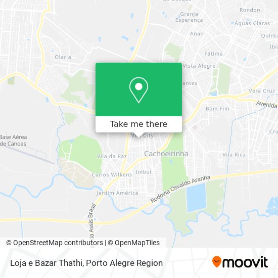 Loja e Bazar Thathi map