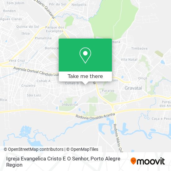 Mapa Igreja Evangelica Cristo E O Senhor