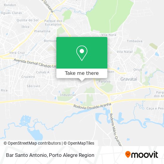 Mapa Bar Santo Antonio