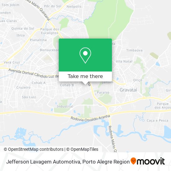 Mapa Jefferson Lavagem Automotiva