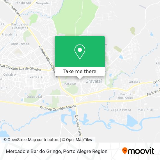 Mercado e Bar do Gringo map