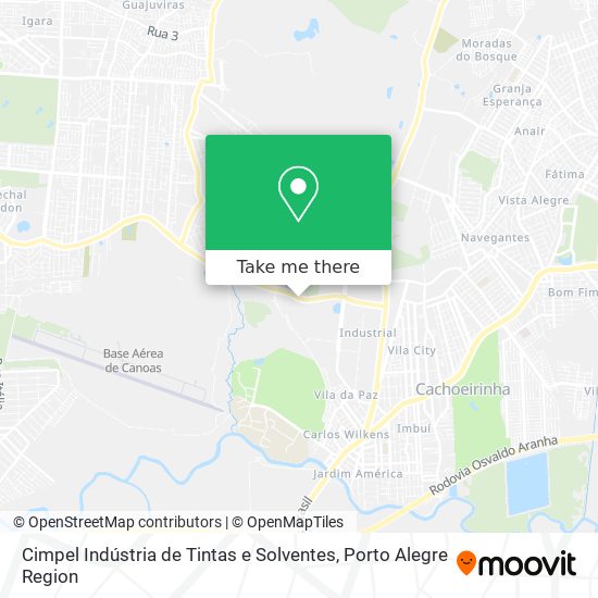 Cimpel Indústria de Tintas e Solventes map