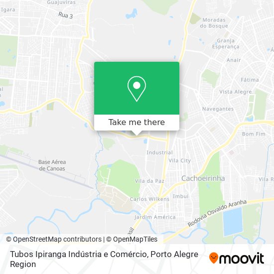 Tubos Ipiranga Indústria e Comércio map