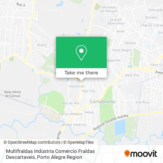 Multifraldas Indústria Comércio Fraldas Descartaveis map