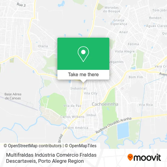Multifraldas Indústria Comércio Fraldas Descartaveis map