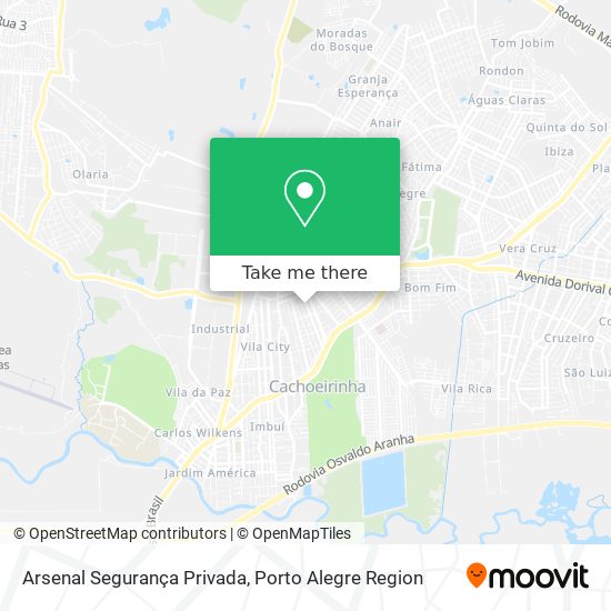 Arsenal Segurança Privada map