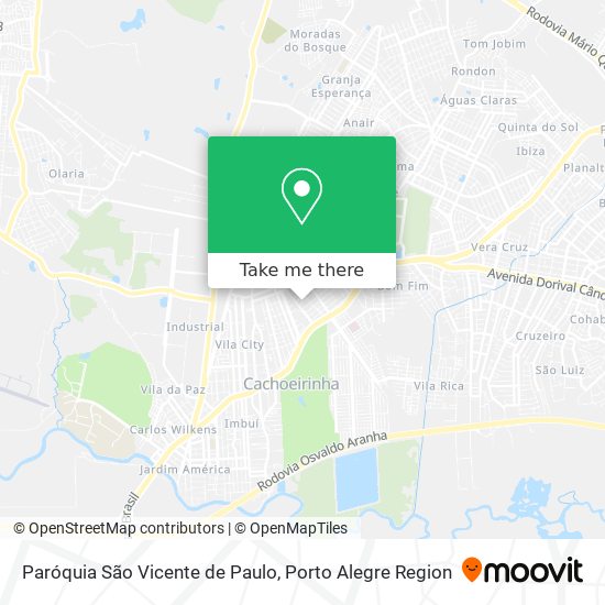 Paróquia São Vicente de Paulo map