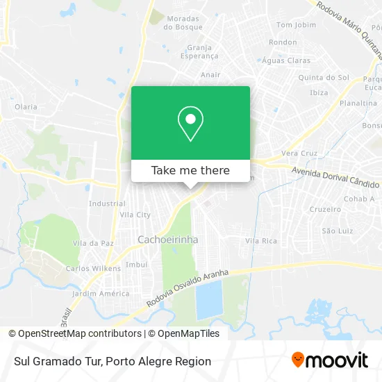 Sul Gramado Tur map