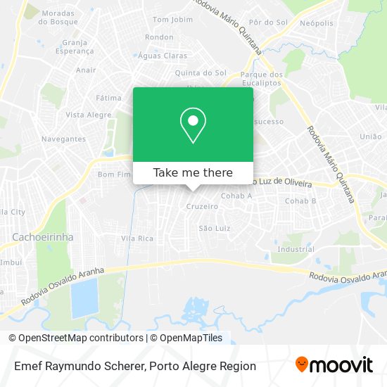 Emef Raymundo Scherer map